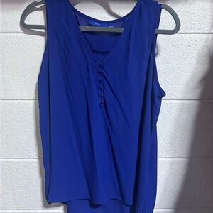 Apt. 9 Royal Blue Sleeveless Blouse